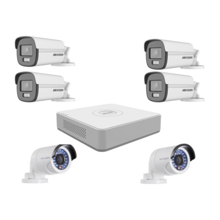 Комплект TurboHD видеонаблюдения Hikvision KIT-DS0247