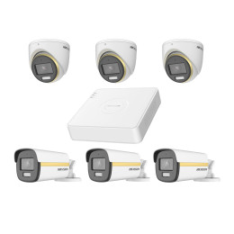 Комплект TurboHD видеонаблюдения Hikvision KIT-DS0249