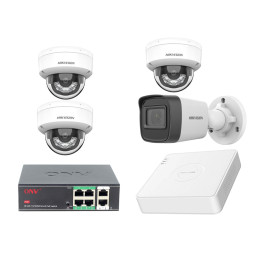 Комплект IP видеонаблюдения Hikvision KIT-DS0487