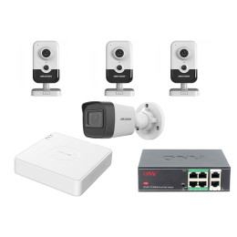 Комплект IP видеонаблюдения Hikvision KKIT-DS0488