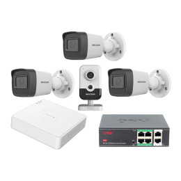Комплект IP видеонаблюдения Hikvision KIT-DS0270