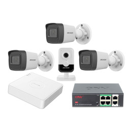 Комплект IP видеонаблюдения Hikvision KIT-DS0270