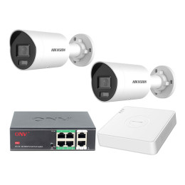 Комплект IP видеонаблюдения Hikvision KIT-DS0482