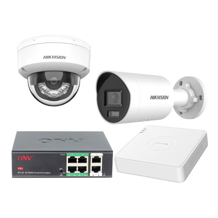 Комплект IP видеонаблюдения Hikvision KIT-DS0163