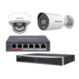Комплект IP видеонаблюдения Hikvision KIT-DS0347