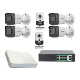 Комплект IP видеонаблюдения Hikvision KIT-DS0168