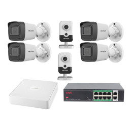 Комплект IP відеоспостереження Hikvision KIT-DS0168