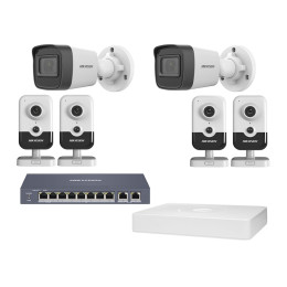 Комплект IP відеоспостереження Hikvision KIT-DS0211