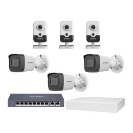 Комплект IP видеонаблюдения Hikvision KIT-DS0373