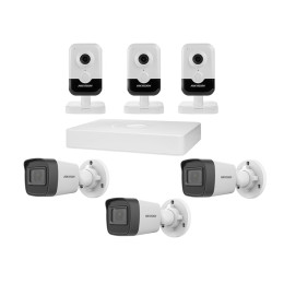 Комплект IP видеонаблюдения Hikvision KIT-DS0373
