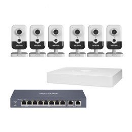 Комплект IP видеонаблюдения Hikvision KIT-DS0213