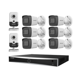 Комплект IP видеонаблюдения Hikvision KIT-DS0215