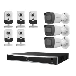 Комплект IP видеонаблюдения Hikvision KIT-DS0219