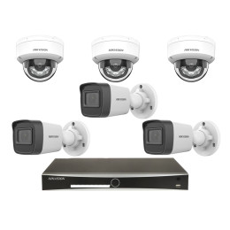 Комплект IP видеонаблюдения Hikvision KIT-DS0210