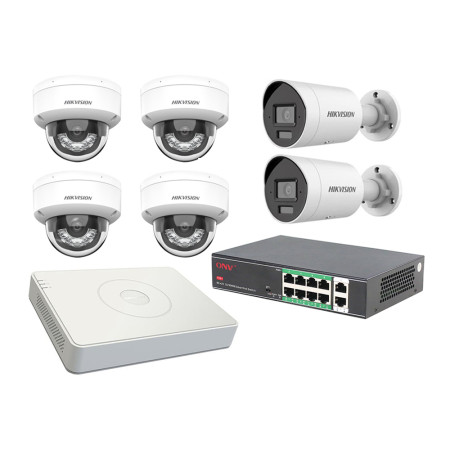 Комплект IP видеонаблюдения Hikvision KIT-DS0493