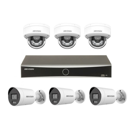 Комплект IP видеонаблюдения Hikvision KIT-DS0236
