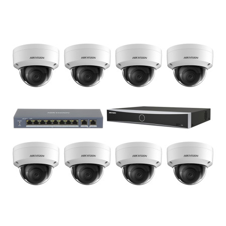 Комплект IP видеонаблюдения Hikvision KIT-DS0388