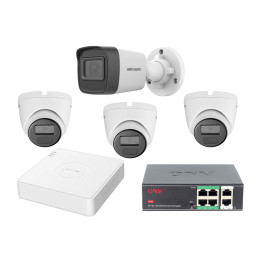 Комплект IP видеонаблюдения Hikvision KIT-DS0338