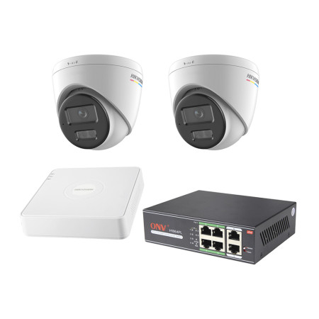 Комплект IP видеонаблюдения Hikvision KIT-DS0481