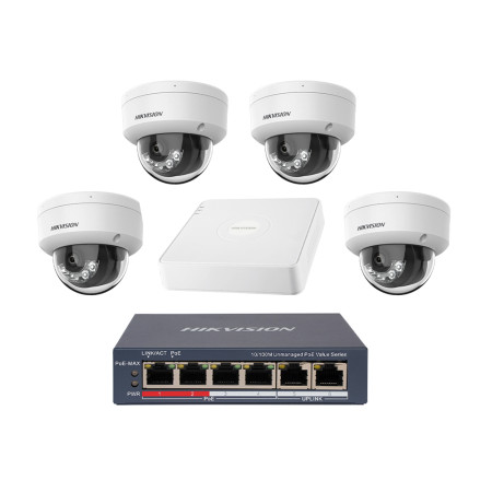 Комплект IP видеонаблюдения Hikvision KIT-DS0170