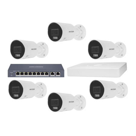 Комплект IP видеонаблюдения Hikvision KIT-DS0238
