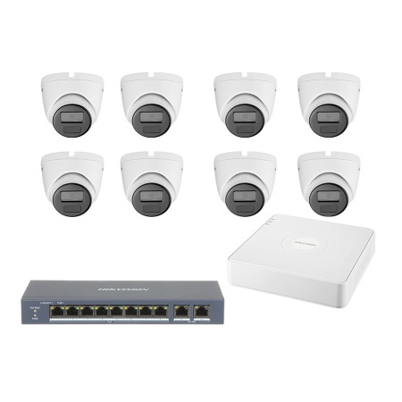 Комплект IP видеонаблюдения Hikvision KIT-DS0198