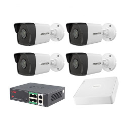 Комплект IP відеоспостереження Hikvision KIT-DS0356