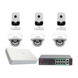 Комплект IP видеонаблюдения Hikvision KIT-DS0369
