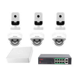 Комплект IP видеонаблюдения Hikvision KIT-DS0369