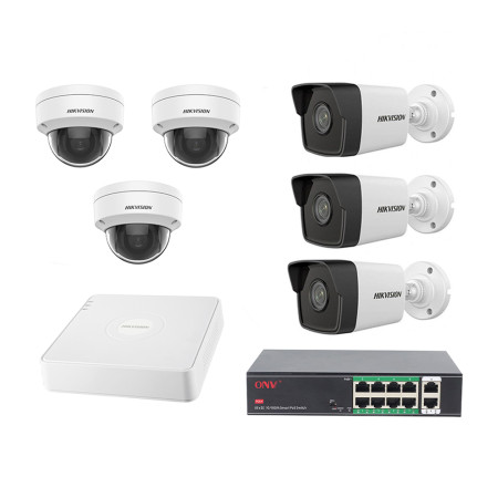 Комплект IP відеоспостереження Hikvision KIT-DS0372