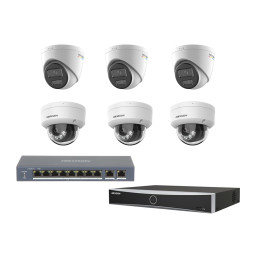 Комплект IP видеонаблюдения Hikvision KIT-DS0374