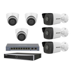 Комплект IP видеонаблюдения Hikvision KIT-DS0379