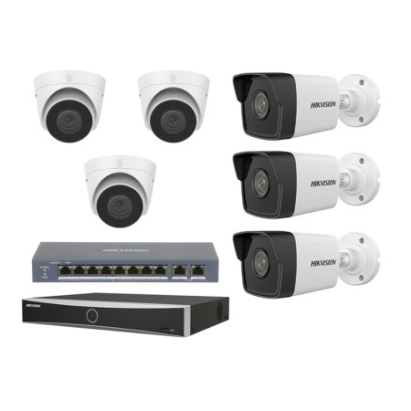 Комплект IP видеонаблюдения Hikvision KIT-DS0379