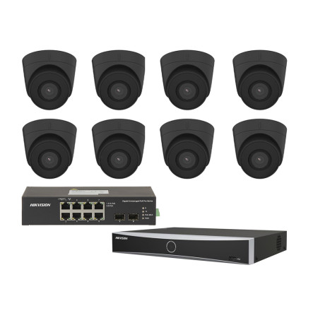 Комплект IP видеонаблюдения Hikvision KIT-DS0382