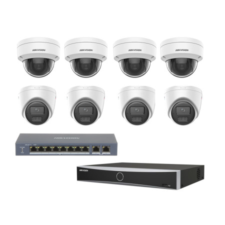 Комплект IP видеонаблюдения Hikvision KIT-DS0386