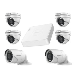 Комплект TurboHD видеонаблюдения Hikvision KIT-DS0246