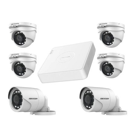 Комплект TurboHD відеоспостереження Hikvision KIT-DS0246