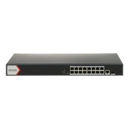 16-портовый управляемый PoE-комуттатор Hikvision DS-3E1518P-EI/M