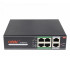 4-портовый неуправляемый PoE коммутатор ONV H1064PL
