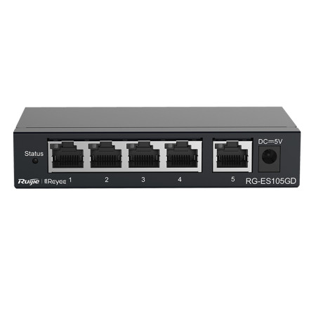 5-портовый неуправляемый гигабитный коммутатор Ruijie Reyee RG-ES105GD