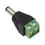 Разъем DC-M (D 5,5x2,1 мм) с клеммами под кабель screw папа Разъем DC-M (D 5,5x2,1 мм) с клеммами под кабель screw папа