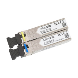 Комплект з 2-х модулів SFP Mikrotik S-35LC20D (S-3553LC20D)